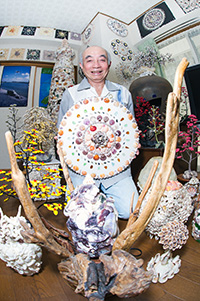 貝細工作家 上原正五郎さん