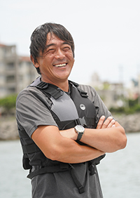 シーパーク北谷の海上アスレチック