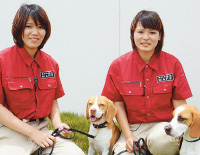 スヌーピー犬が那覇空港で活躍