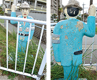 お巡りさん像の正体は?!