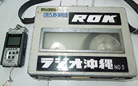 ラジオ沖縄に昔ながらのデッキが?!