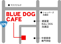 沖縄市比屋根 BLUE DOG CAFE